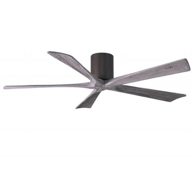 Matthews Fan Company IR5H-TB-BW-60 Irene 60 inch 5 Blade Paddle Flush Mounted Ceiling Fan in Textured Bronze with Barnwood Blade
