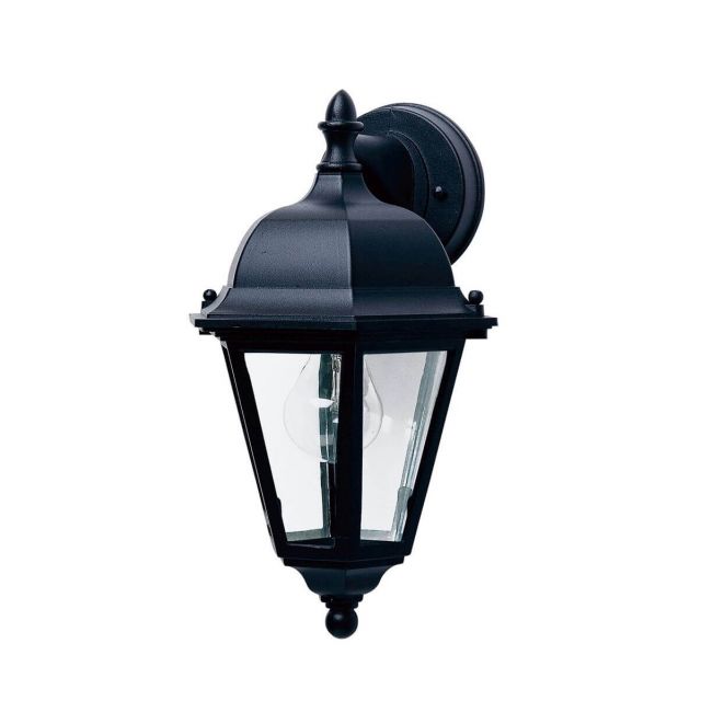 Maxim Lighting Westlake 1 Light 15 inch Tall Outdoor Wall Lantern in Black with Clear Glass 1000BK