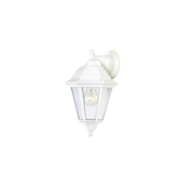 Maxim Lighting Westlake 1 Light 15 inch Tall Outdoor Wall Lantern in White with Clear Glass 1000WT