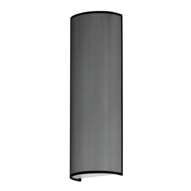 Maxim Lighting 10228BO Prime 18 inch Tall LED Wall Sconce in Black Organza with Fabric Shade