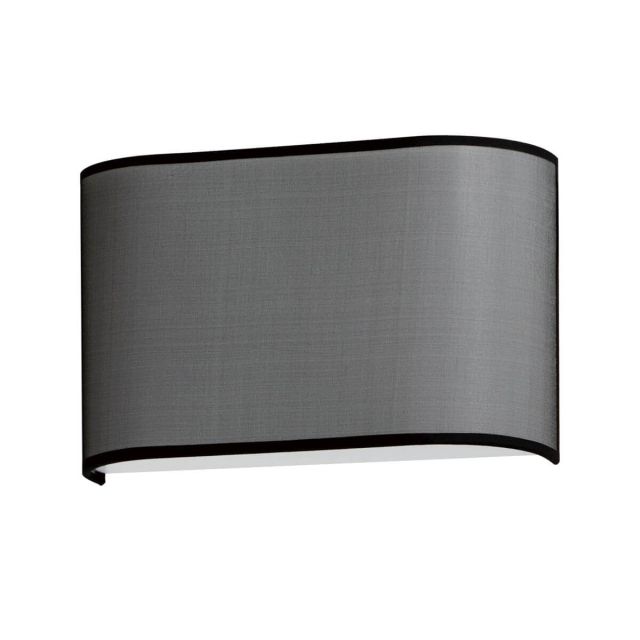 Maxim Lighting 10229BO Prime 13 inch Wide LED Wall Sconce in Black Organza with Fabric Shade