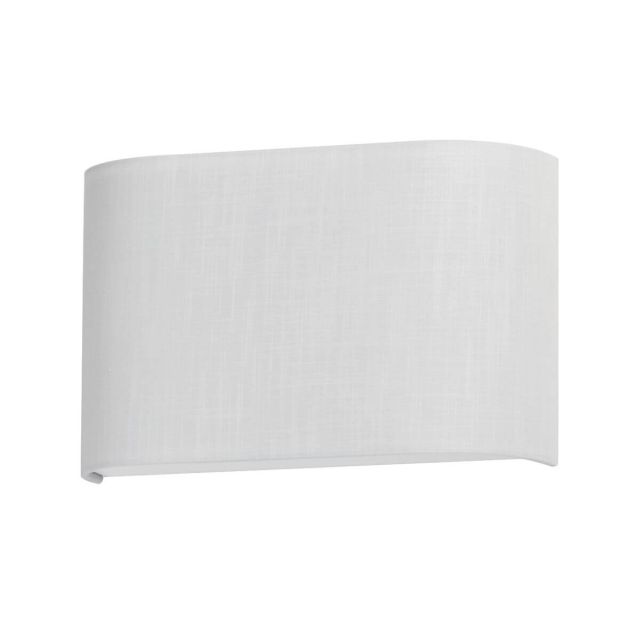Maxim Lighting Prime 13 inch Wide LED Wall Sconce in White Linen with Fabric Shade 10229WL