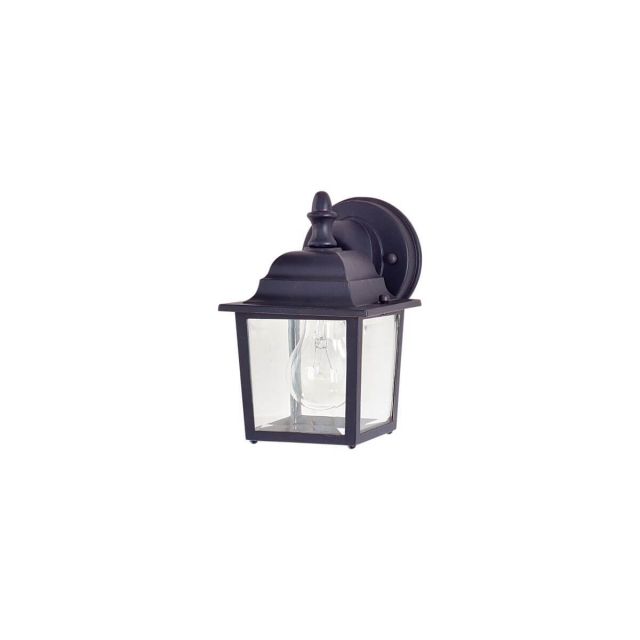 Maxim Lighting Builder Cast 1 Light 9 inch Tall Outdoor Wall Lantern in Empire Bronze with Clear Glass 1025EB