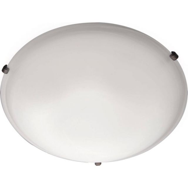 Maxim Lighting Malaga 4 Light 20 Inch Flush Mount in Oil Rubbed Bronze with Frosted Glass 11060FTOI