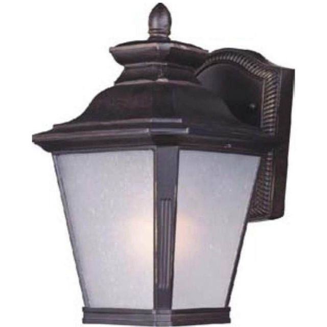 Maxim Lighting 1123FSBZ Knoxville 1 Light 11 inch Tall Outdoor Wall Lantern in Bronze with Frosted Seedy Glass