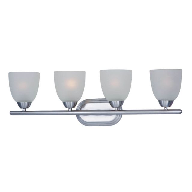 Maxim Lighting Axis 4 Light 29 inch Bath Vanity in Polished Chrome with Frosted Glass 11314FTPC