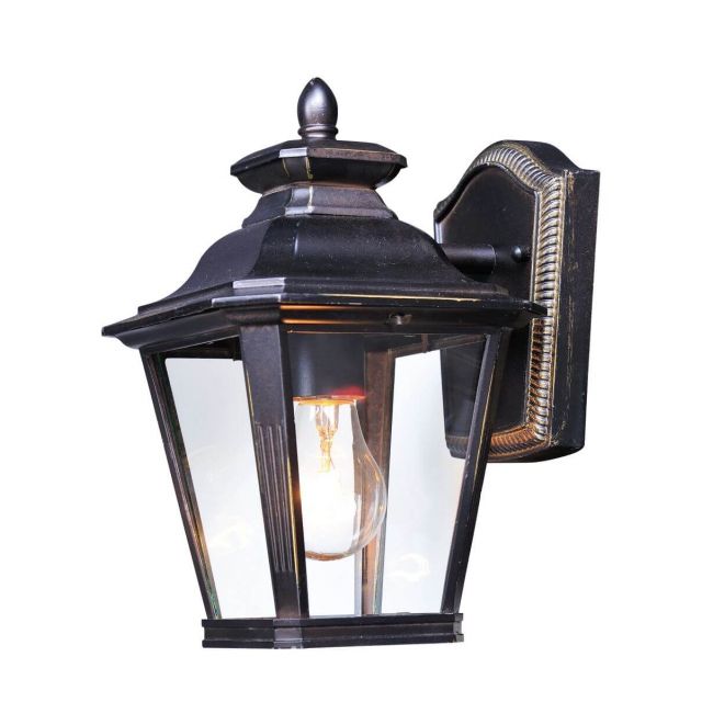 Maxim Lighting 1133CLBZ Knoxville 1 Light 11 inch Tall Outdoor Wall Mount in Bronze with Clear Glass