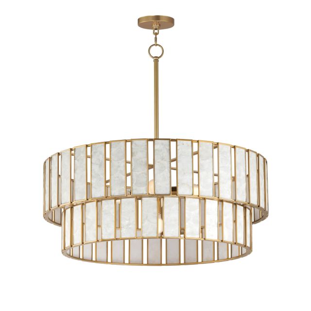 ブラインド Maa Maxim Lighting 12808CZNAB Miramar 7 Light 26 inch Multi-Tier