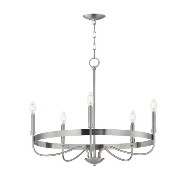 Maxim Lighting 14495HR Frankie 5 Light 26 inch Chandelier in