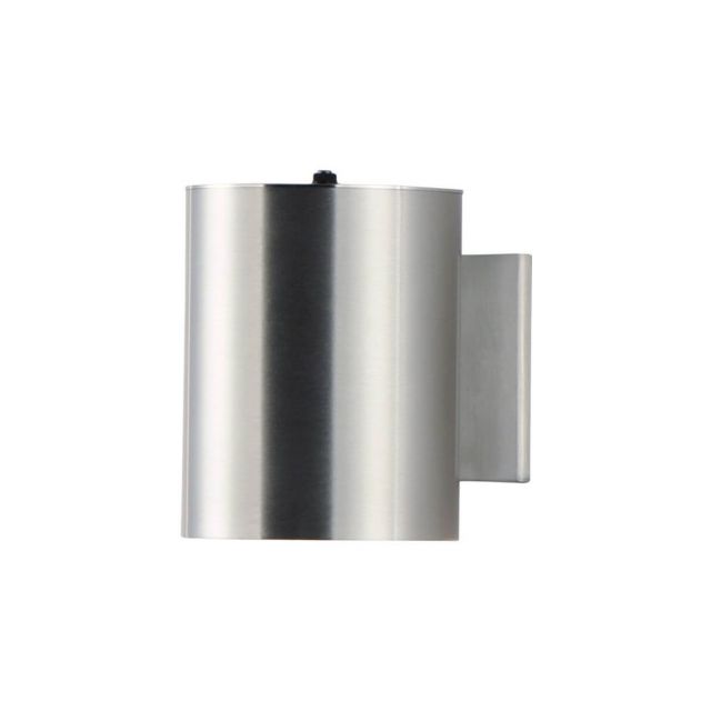 Maxim Lighting Outpost 1 Light 7 inch Tall LED Outdoor Wall Light in Brushed Aluminum with Photocell 26101AL/PHC
