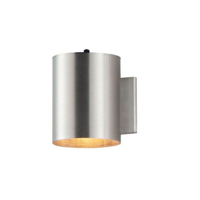 Maxim Lighting Outpost 1 Light 8 inch Tall Outdoor Wall Mount in Brushed Aluminum with PHC 26106AL/PHC