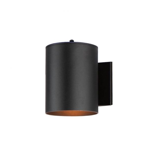 Maxim Lighting Outpost 1 Light 8 inch Tall Outdoor Wall Mount in Black with PHC 26106BK/PHC