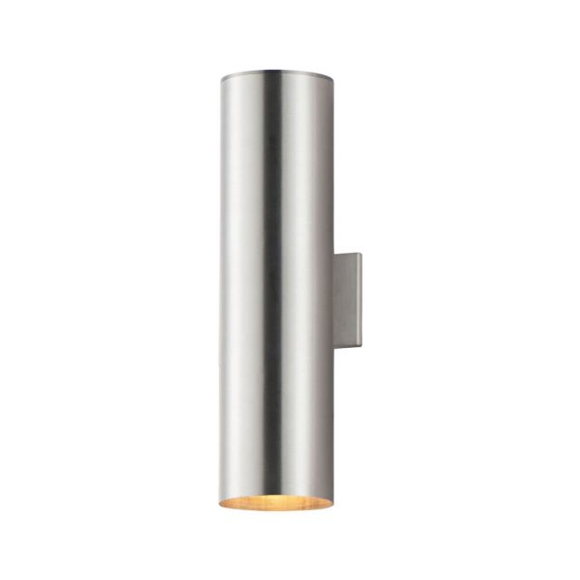 Maxim Lighting Outpost 2 Light 22 inch Tall Outdoor Wall Mount in Brushed Aluminum 26109AL