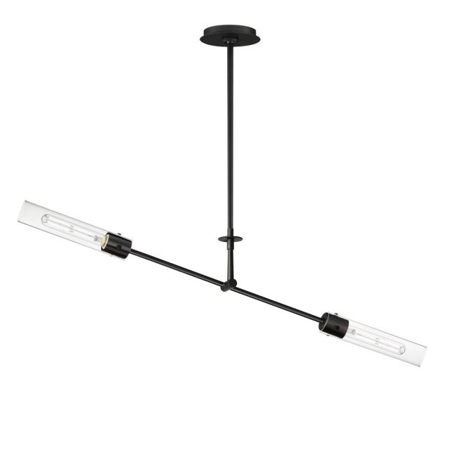 Maxim Lighting 26372CLBK Equilibrium 2 Light 42 inch LED Linear Light in Black with Clear Glass