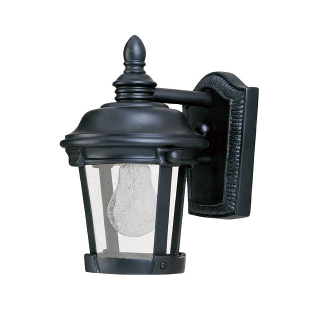 Maxim Lighting 3026CDBZ Dover DC 1 Light 10 inch Tall Outdoor Wall Lantern in Bronze with Seedy Glass