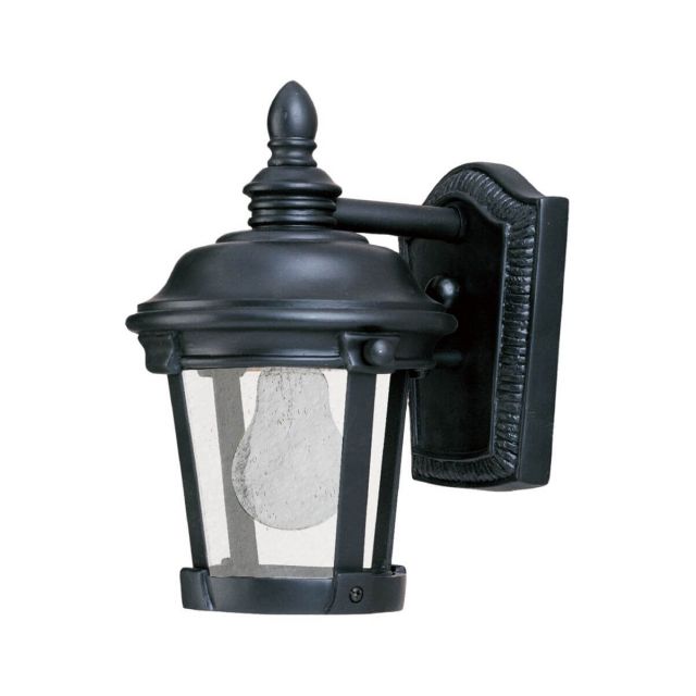 Maxim Lighting 40096CDBZ Dover VX 1 Light 10 inch Tall Outdoor Wall Lantern in Bronze with Seedy Glass