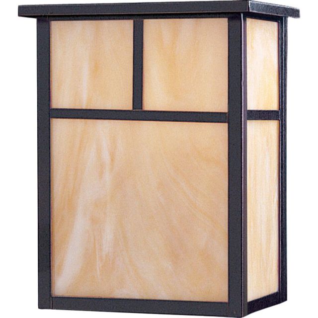 Maxim Lighting 4051HOBU Coldwater 2 Light 11 inch Tall Outdoor Wall Lantern in Burnished with Honey Glass