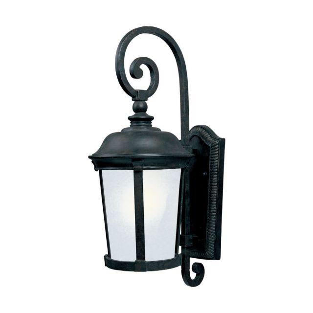 Maxim Lighting 56094FSBZ Dover LED 1 Light 25 Inch Tall LED Outdoor Wall Lantern In Bronze With Frosted Seedy Glass