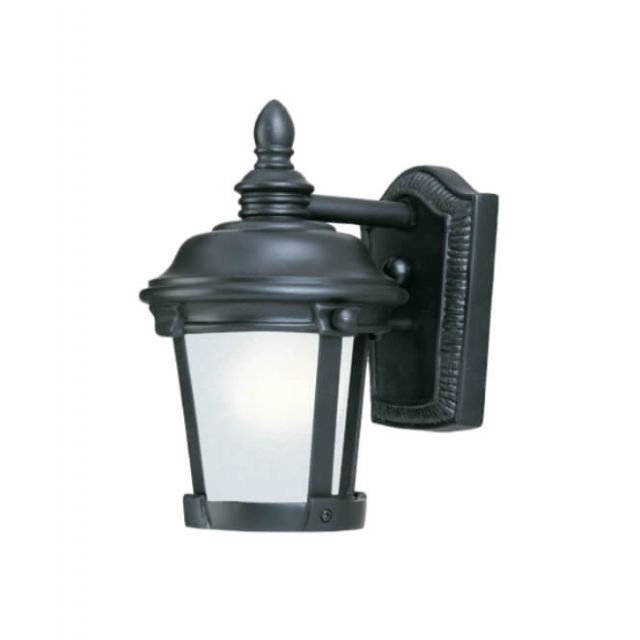 Maxim Lighting 56096FSBZ Dover LED 1 Light 10 Inch Tall LED Outdoor Wall Lantern In Bronze With Frosted Seedy Glass