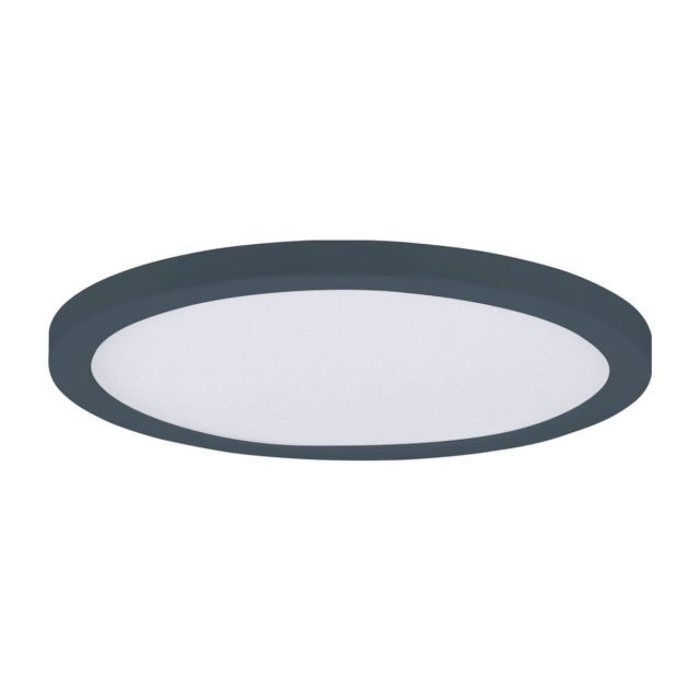Maxim Lighting 57692WTBK Chip 7 inch Round LED Outdoor Flush Mount in Black with White Polycarbonate