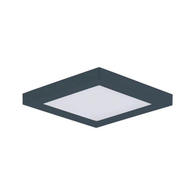 Maxim Lighting Chip 5 inch Square LED Outdoor Flush Mount in Black with White Polycarbonate 57695WTBK