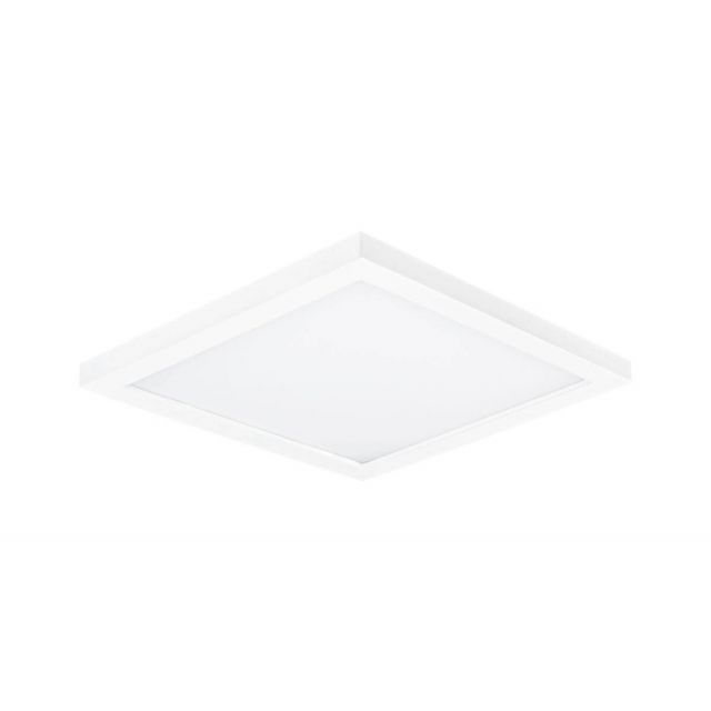 Maxim Lighting 57697WTWT Chip 6 inch Square LED Outdoor Flush Mount in White with White Polycarbonate
