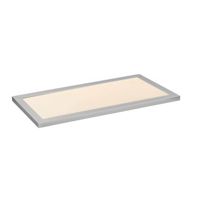 Maxim Lighting 57762WTAL Sky Panel 12 Inch LED Outdoor Flush Mount In Brushed Aluminum With White Glass