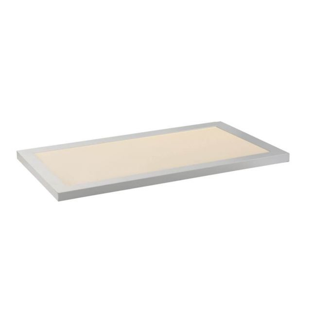 Maxim Lighting 57762WTWT Sky Panel 12 Inch LED Outdoor Flush Mount In White With White Glass