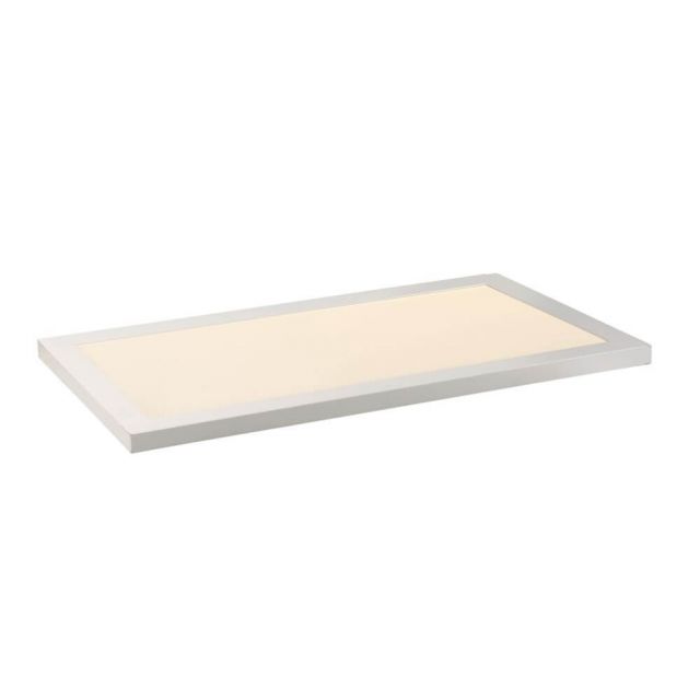 Maxim Lighting 57772WTWT Sky Panel 12 Inch LED Outdoor Flush Mount In White With White Glass