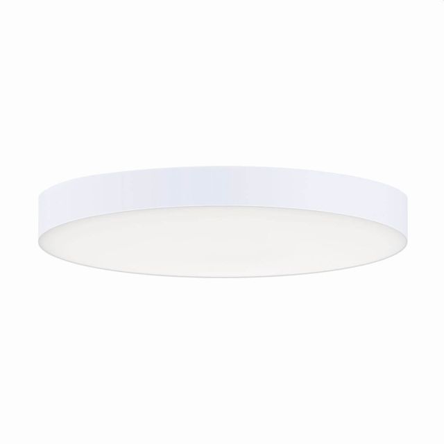Maxim Lighting 57883WTWT Trim 7 inch Round LED Surface Mount in White with White Glass