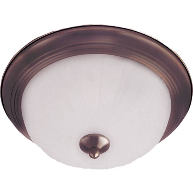 Maxim Lighting 5831FTOI Essentials - 583x 2 Light 14 Inch Flush Mount in Oil Rubbed Bronze with Frosted Glass