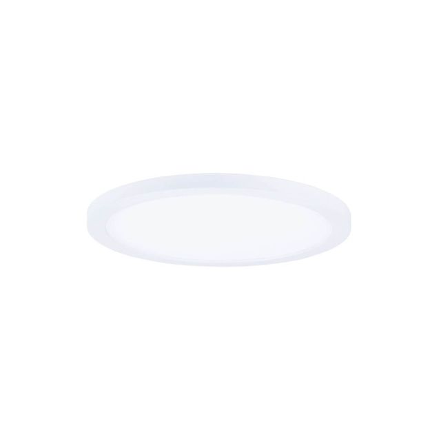 Maxim Lighting 58713WTWT Wafer 7 inch Round LED Outdoor Flush Mount in White