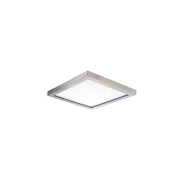 Maxim Lighting 58720WTSN Wafer 5 inch Square LED Outdoor Flush Mount in Satin Nickel