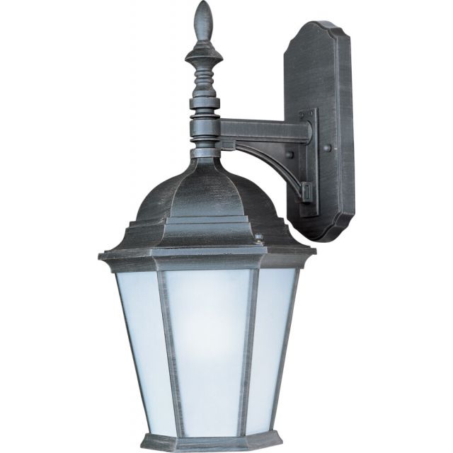 Maxim Lighting Westlake 1 Light 19 Inch Tall LED Outdoor Wall Lantern in Rust Patina with Frosted Glass Shade 65104RP