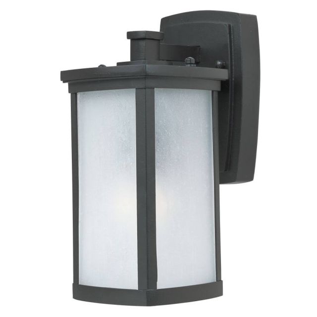 Maxim Lighting Terrace 1 Light 11 Inch Tall LED Small Outdoor Wall Mount in Bronze with Frosted Seedy Glass 65752FSBZ