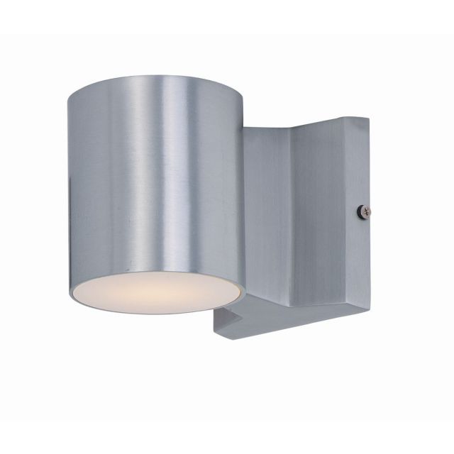 Maxim Lighting Lightray LED 4 inch Tall Outdoor Wall Mount In Brushed Aluminum 86106AL
