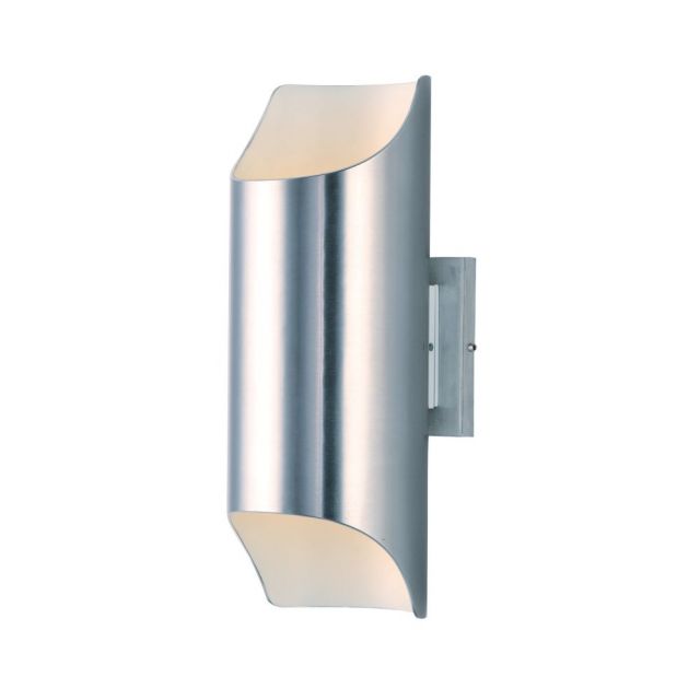 Maxim Lighting Lightray LED 14 Inch Tall Outdoor Wall Light In Brushed Aluminum 86119AL