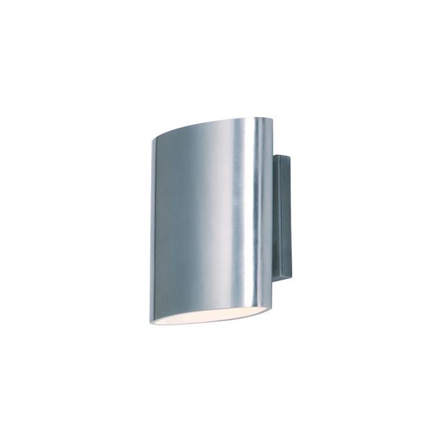 Maxim Lighting Lightray LED 7 inch Tall Outdoor Wall Light In Brushed Aluminum 86152AL