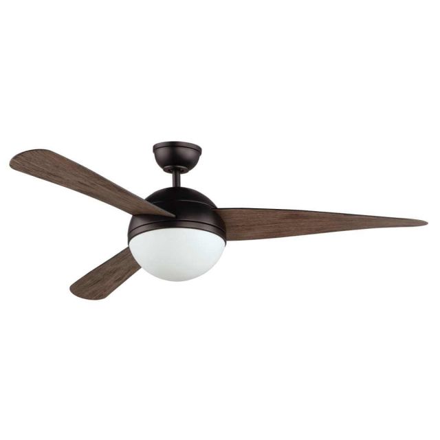 Maxim Lighting Cupola 52 inch 3 Blade LED Ceiling Fan in Oil Rubbed Bronze 88802OI