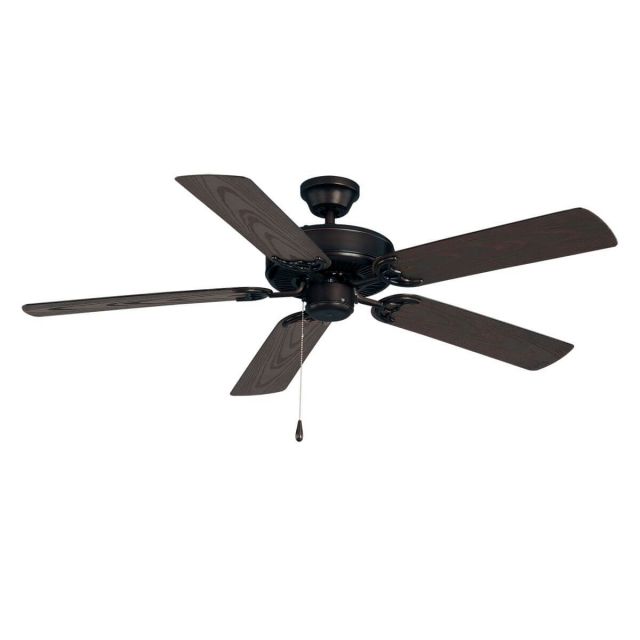 Maxim Lighting Basic-Max 52 inch 5 Blade Outdoor Ceiling Fan in Oil Rubbed Bronze 89915OI