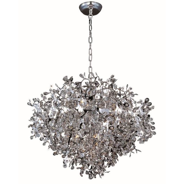 Maxim Lighting Comet 13 Light 33 Inch Pendant In Polished Chrome With Beveled Crystal Glass Shade 24207BCPC