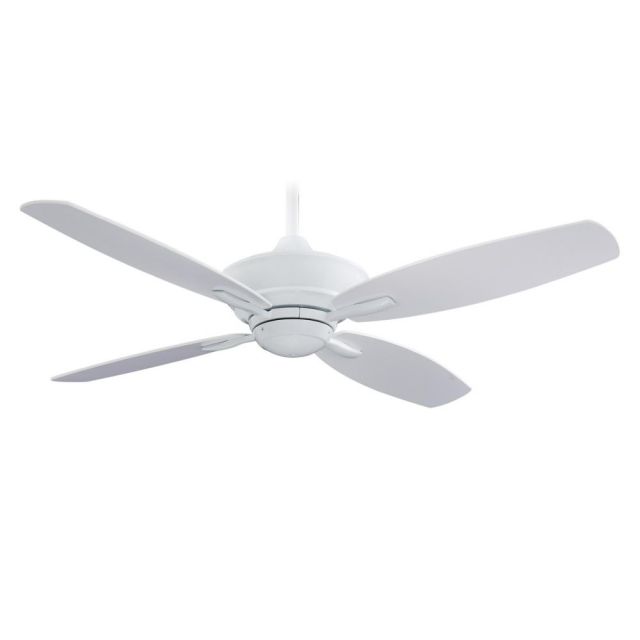 Minka Aire F513-WH New Era 52 Inch WiFi Capable Ceiling Fan In White With 4 White Blade