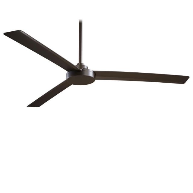 Minka Aire Roto XL 62 Inch Outdoor Ceiling Fan In Oil Rubbed Bronze Oil Brushed Bronze Blade - F624-ORB