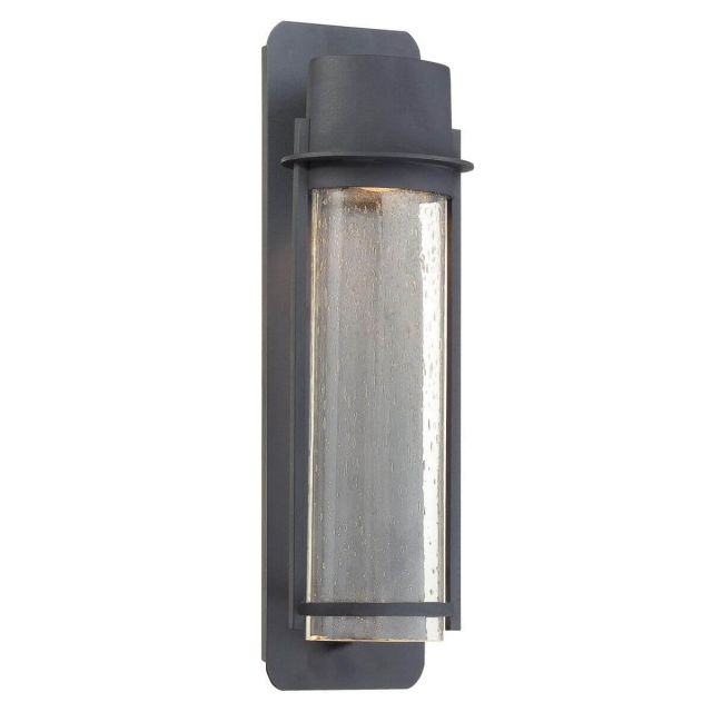 Minka Lavery Artisan Lane 2 Light 23 inch Tall Outdoor Wall Mount in Coal with Clear Seeded Glass 72253-66