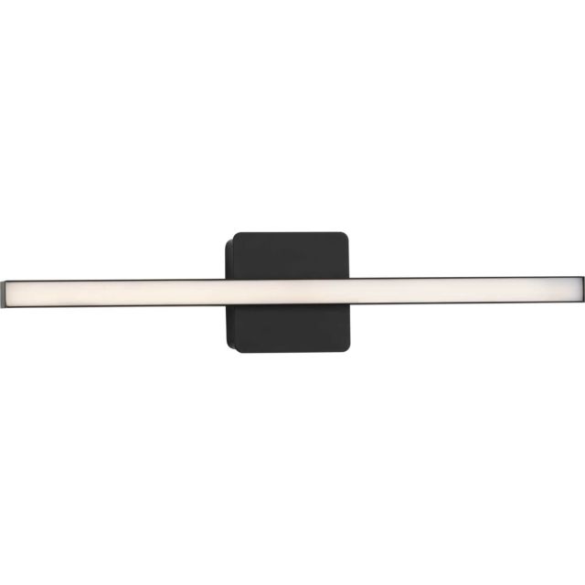 Progress Lighting Phase 24 inch 3CCT LED Linear Vanity Light in Matte Black with Acrylic Diffuser P300404-31M-CS