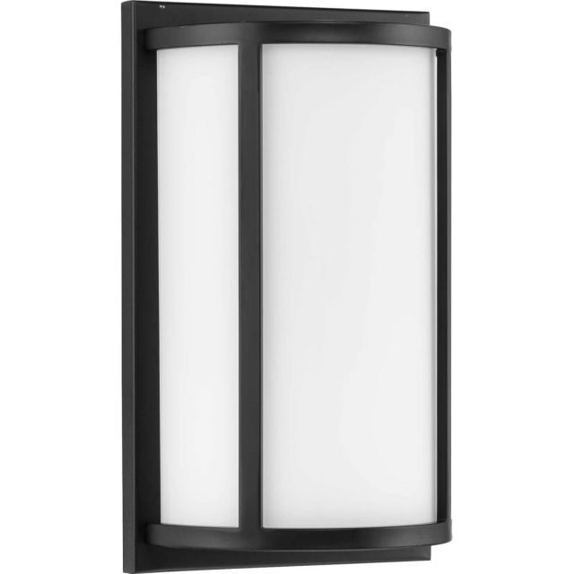 Progress Lighting P710111-31M Parkhurst 2 Light 12 inch Tall Wall Sconce in Matte Black with Etched White Glass