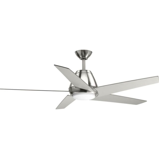 Progress Lighting AirPro 52-in Antique Bronze With Washed Walnut Blades Indoor/Outdoor Downrod Or Flush Mount Ceiling Fan Light Kit Compatible (5- Blade) P2526-20 At