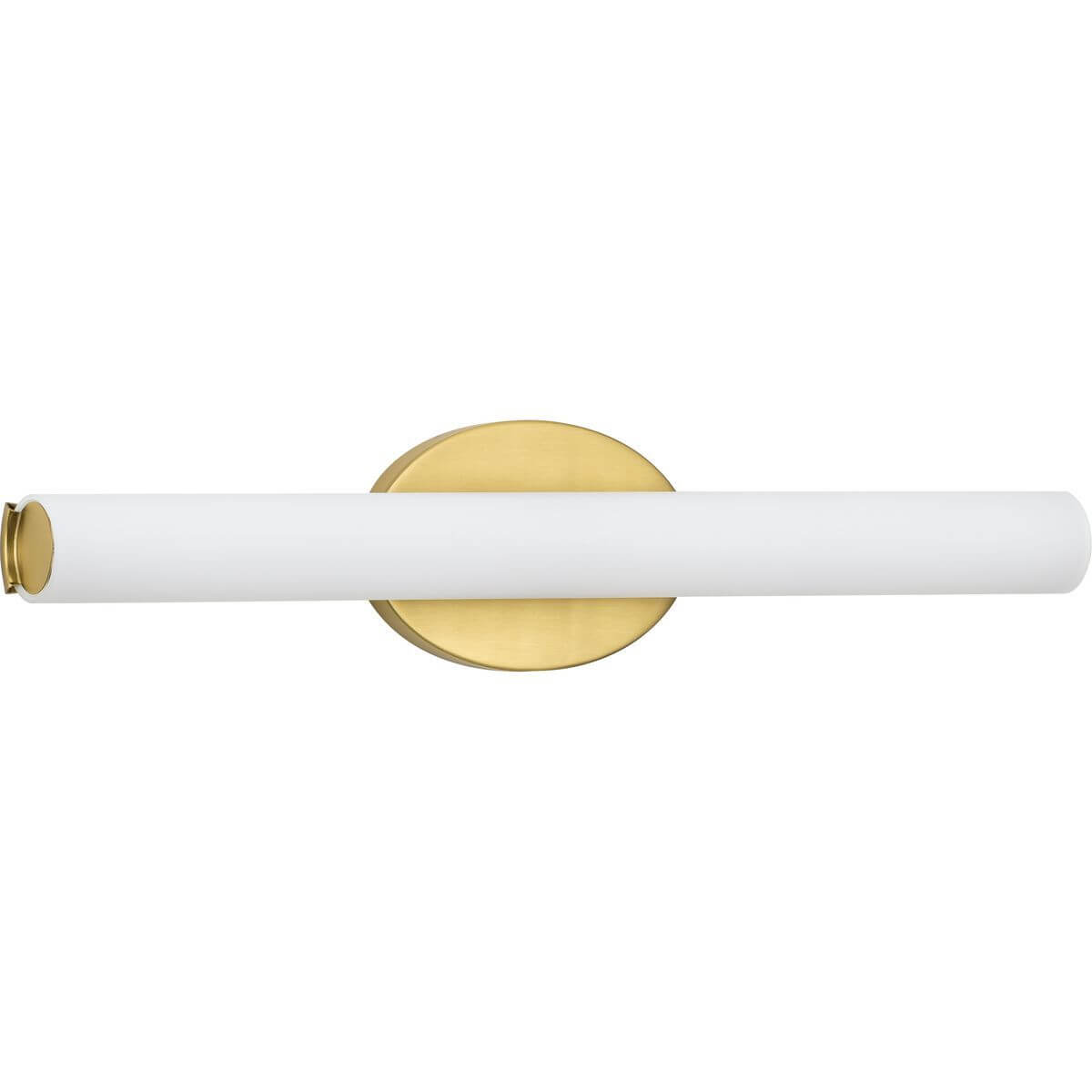 Progress Lighting Parallel 22 inch LED Bath Vanity Light in Satin Brass with Etched White Glass Shade P300183-012-30