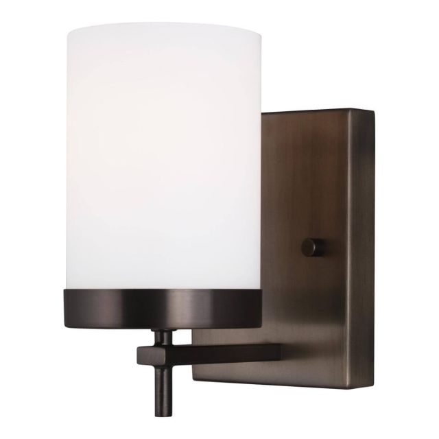 Generation Lighting 4190301EN3-778 Zire 1 Light 8 inch Tall Wall Sconce in Brushed Oil Rubbed Bronze