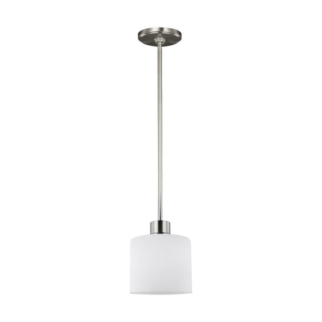 Generation Lighting 6128801-962 Canfield 1 Light 6 inch Mini Pendant in Brushed Nickel